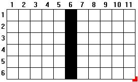 6x11 Grid, Less Center Column